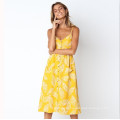 2019 Fashion  Women halter party casual dresses  sleeveless beach women dress